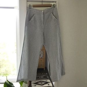 Reformation Linen High Waisted Sailor Pant